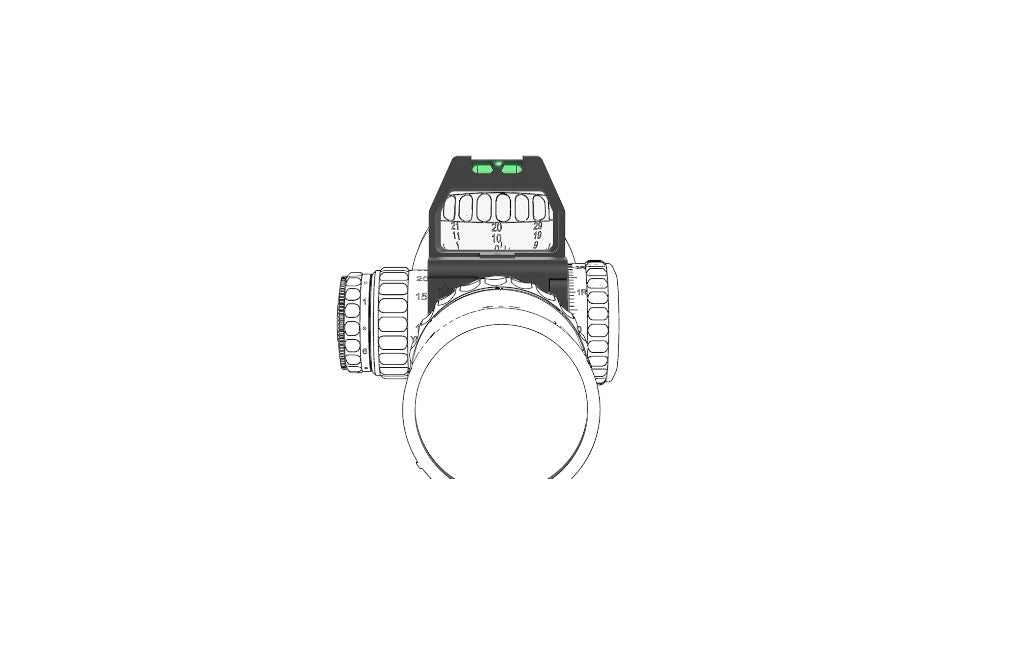 NIVEL BURBUJA OFFSET GEN II PARA RIEL WEAVER