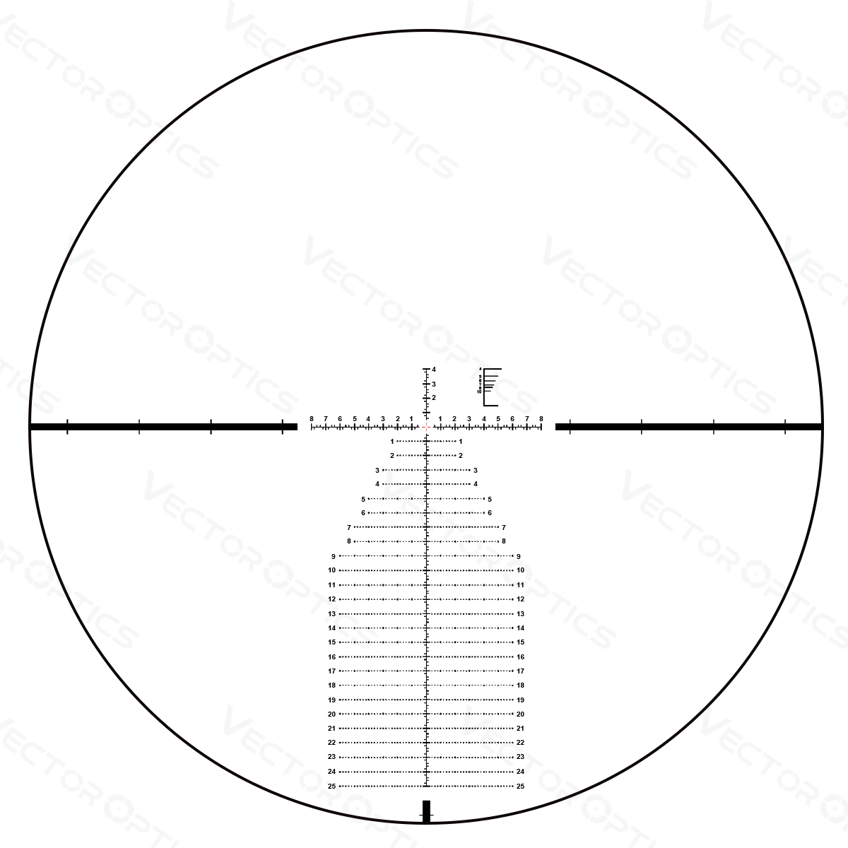 Mira Vector Optics &lt;/br&gt; Continental X6 4-24X56 VEC-MBR FFP &lt;/br&gt; (U$D 800)