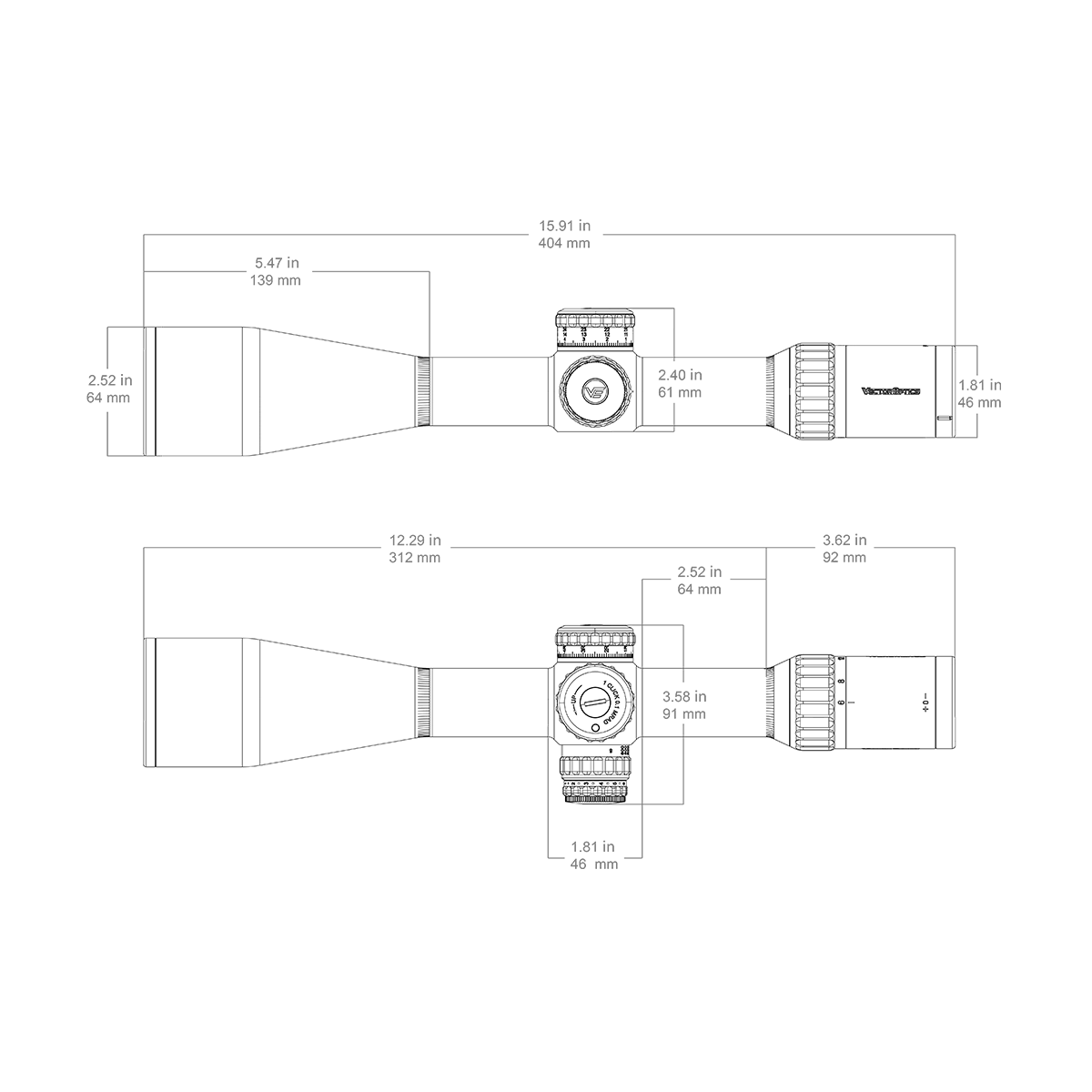 CONTINENTAL  x6 6-36X56 FFP