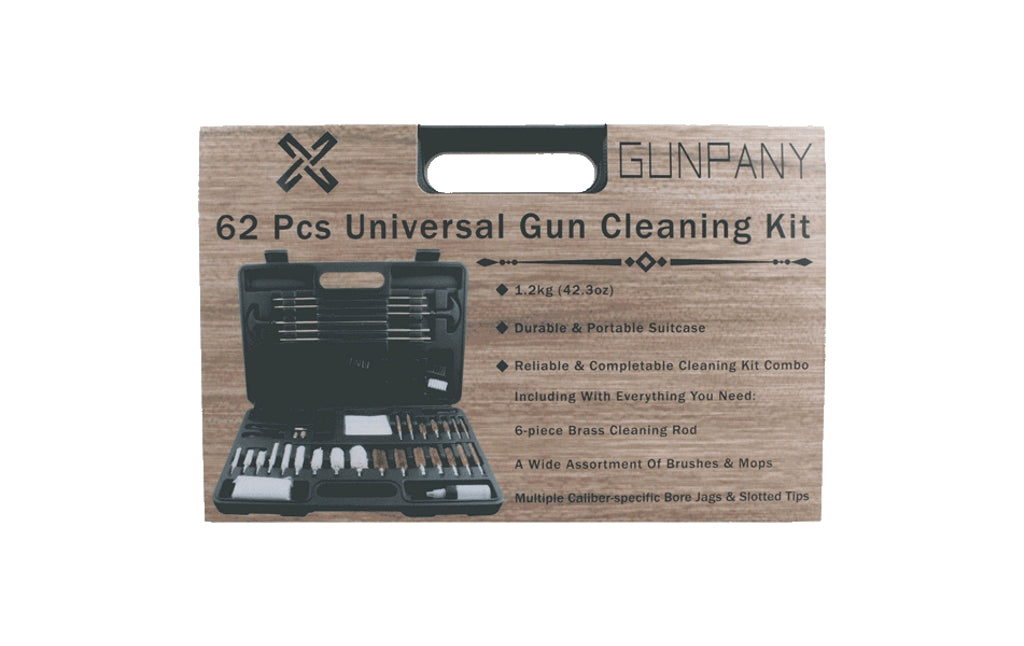 Kit Universal de Limpieza de Armas Gunpany 62 Pzs