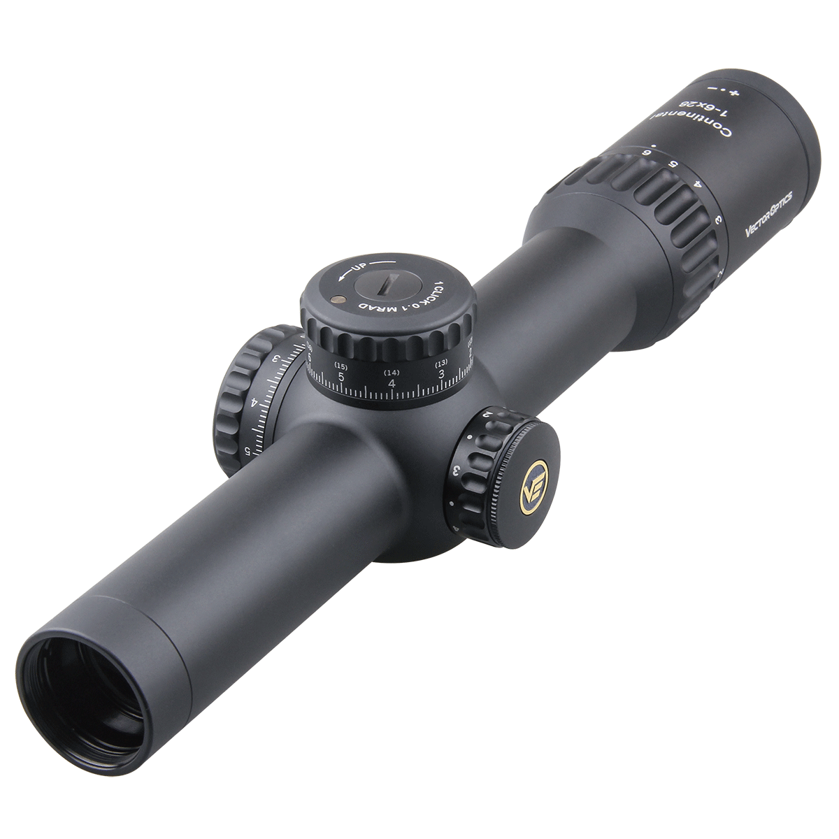 Mira Telescópica Continental x6 1-6x28 Primer Plano Focal de 34mm