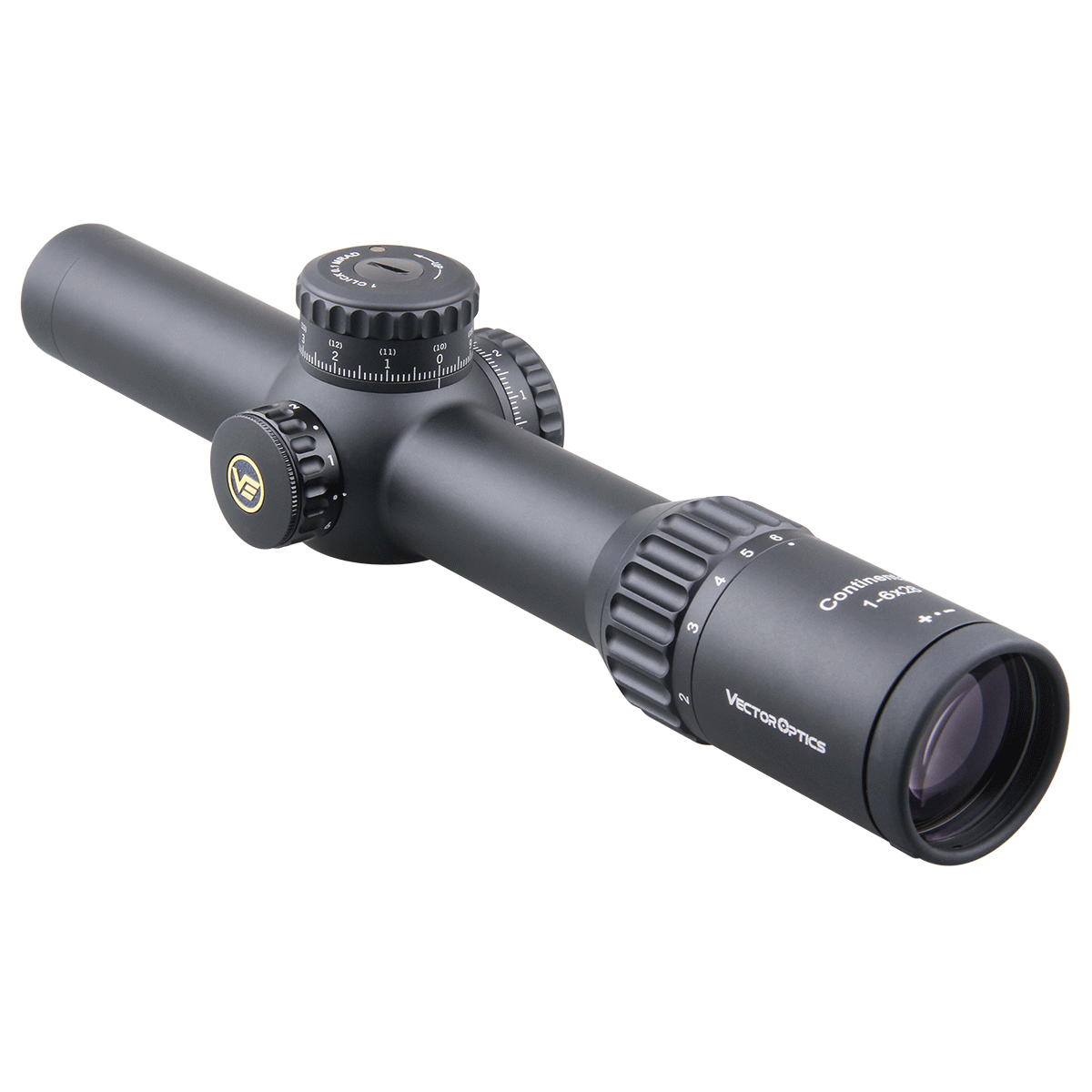 Mira Telescópica Continental x6 1-6x28 Primer Plano Focal de 34mm