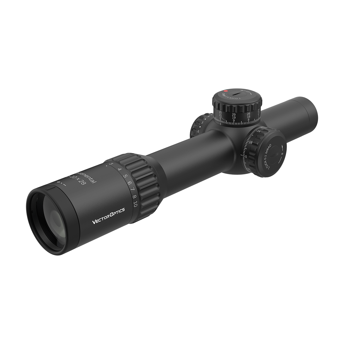 Mira Telescópica Continental x10 1-10x28 ED FFP VET-CTR