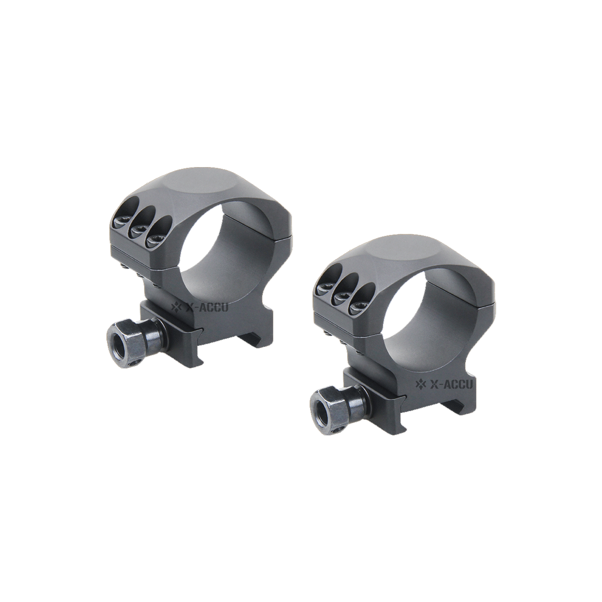 Anillos de Montura Picatinny de Bajo Perfil X-Accu de 30mm 1&quot;