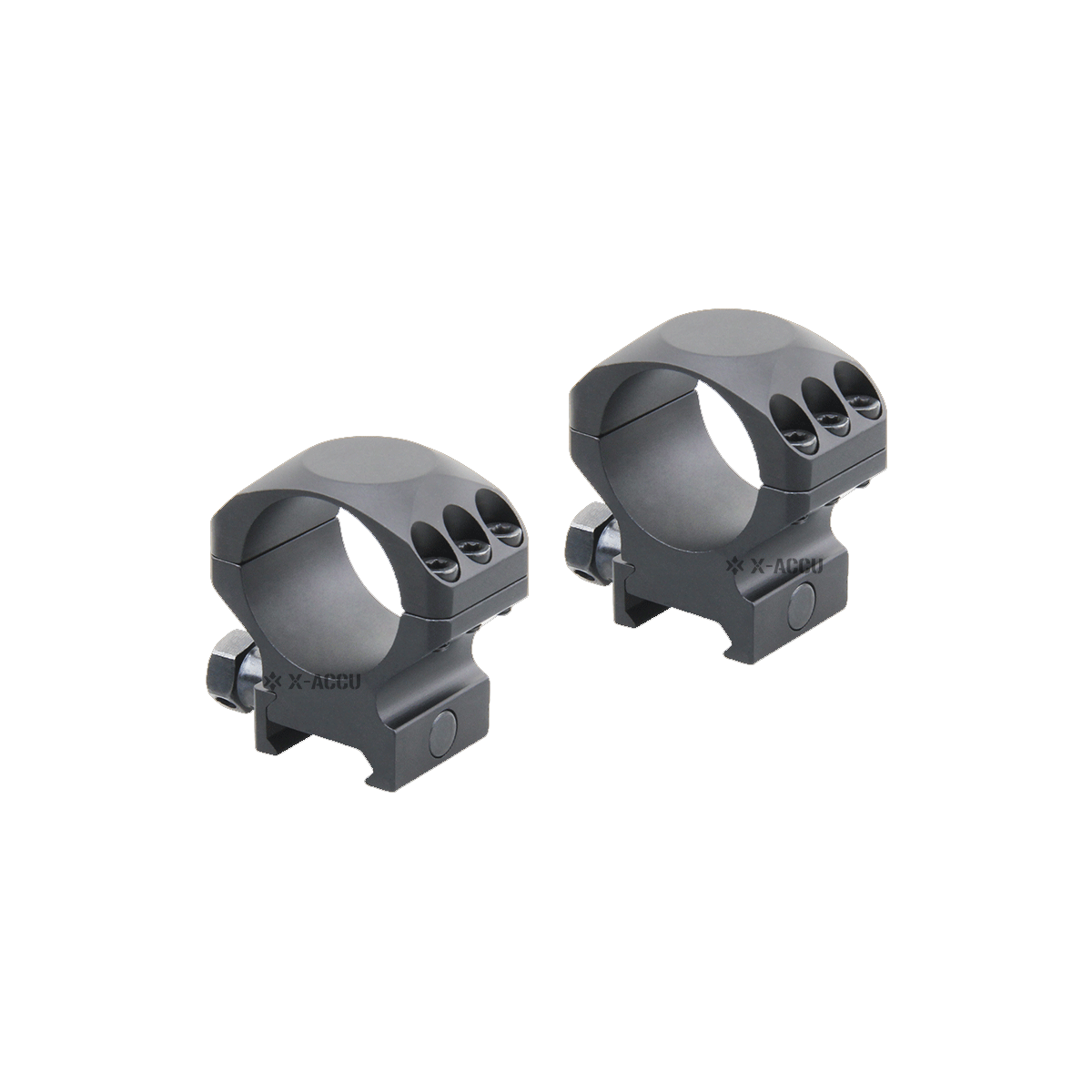 Anillos de Montura Picatinny de Bajo Perfil X-Accu de 30mm 1&quot;