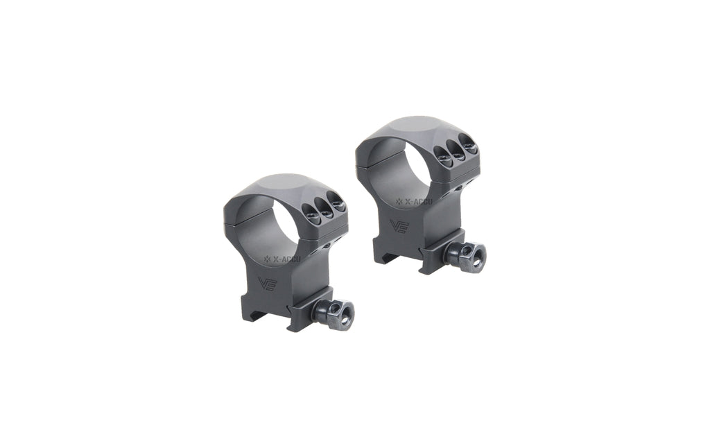 Anillas Picatinny X-Accu 30mm Perfil Alto