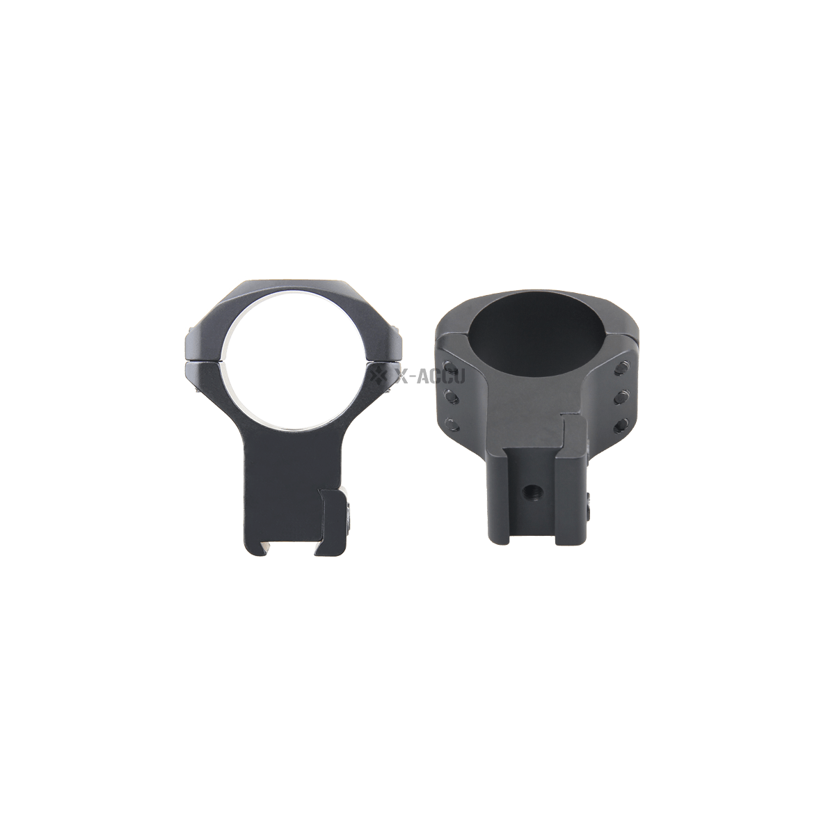 Anillos de Montura Dovetail de Perfil Alto X-Accu de 30mm 1.5&quot;