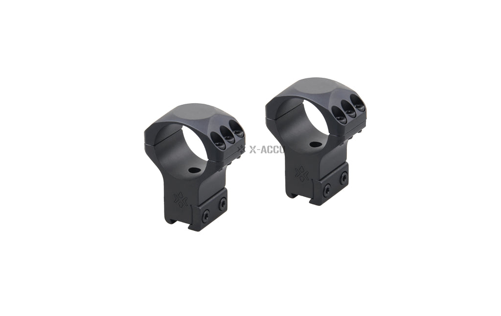 Anillas Dovetail X-Accu 30mm Perfil Alto