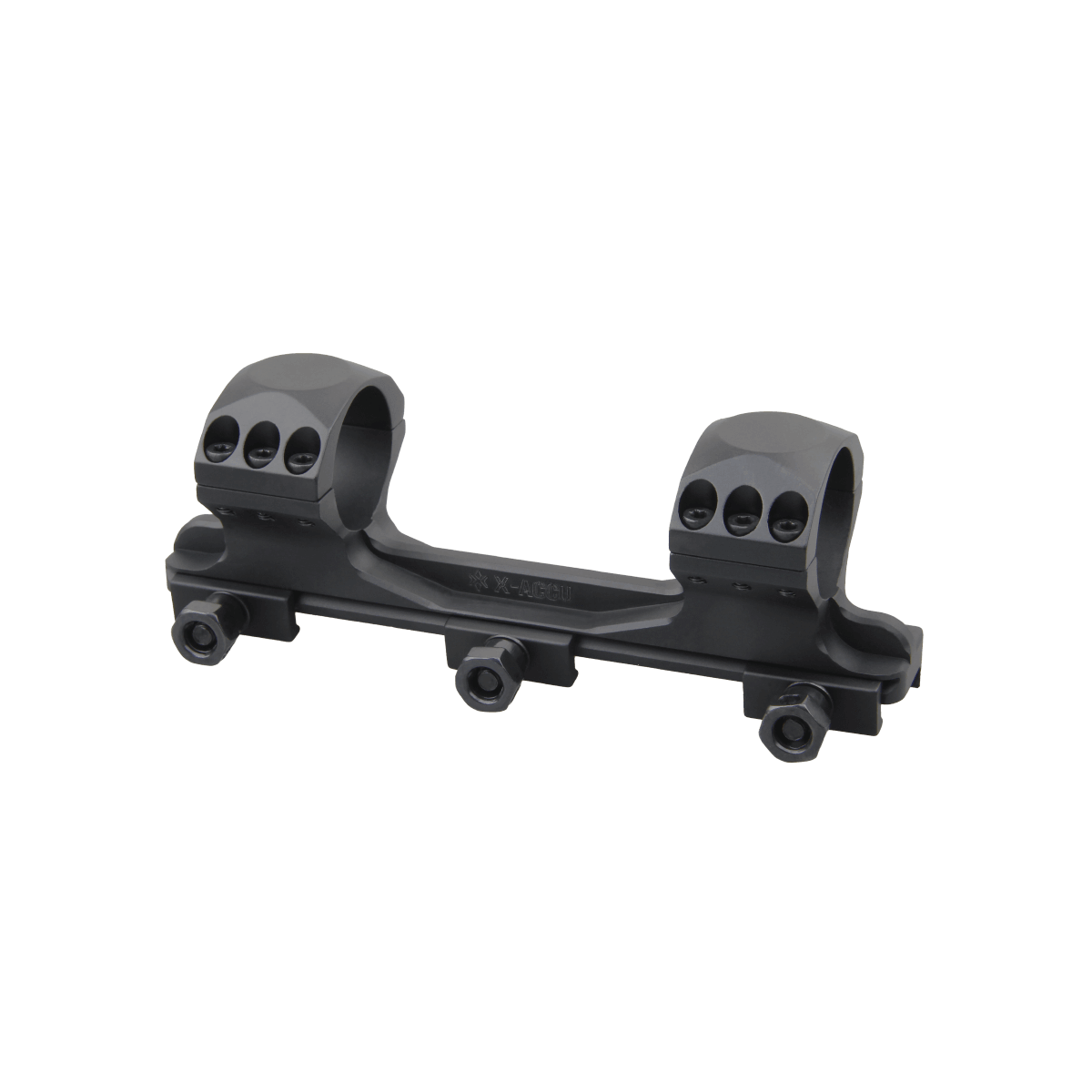 Montura Picatinny de Una Pieza X-ACCU de 30mm 1.2" Perfil Medio 0MOA