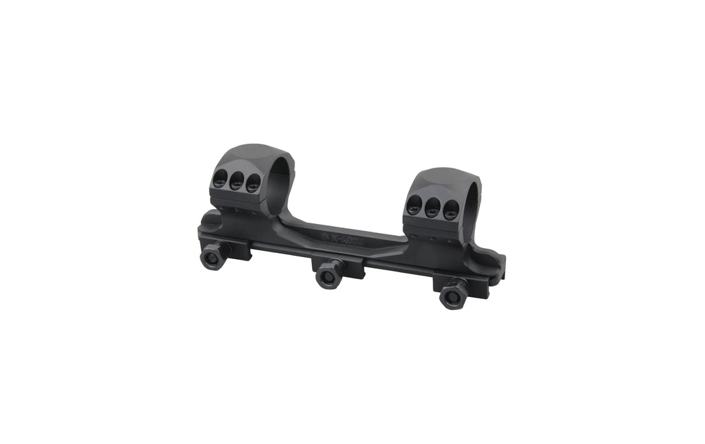 Anilla Monopieza Picatinny X-ACCU 0 MOA  30mm Perfil Medio