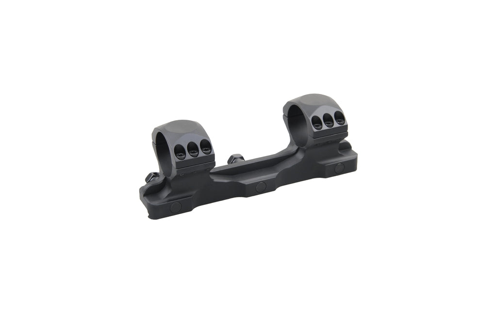 Anilla Monopieza Picatinny X-ACCU 0 MOA  30mm Perfil Medio