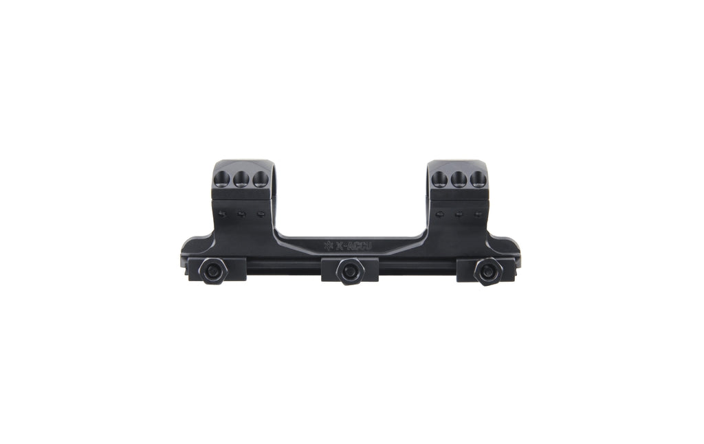 Anilla Monopieza Picatinny X-ACCU 0 MOA  30mm Perfil Medio