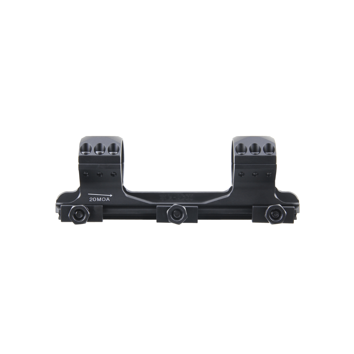 Montura Picatinny de Una Pieza X-ACCU de 30mm 1.2&quot; Perfil Medio 20MOA