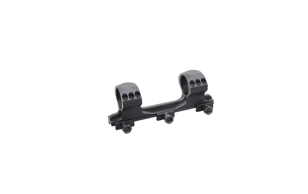 Anilla Monopieza Picatinny X-ACCU 0 MOA  30mm Perfil Alto