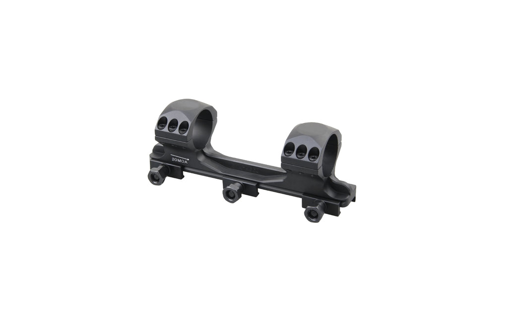 Anilla Monopieza Picatinny X-ACCU 0 MOA  30mm Perfil Alto