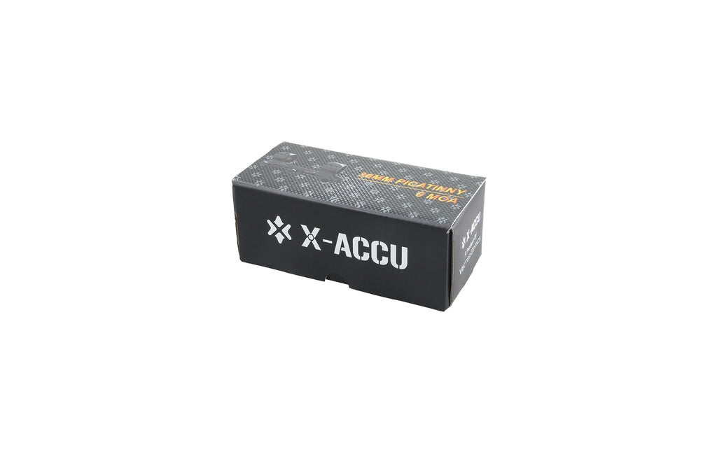 Anilla Monopieza Picatinny X-ACCU 0 MOA  30mm Perfil Alto