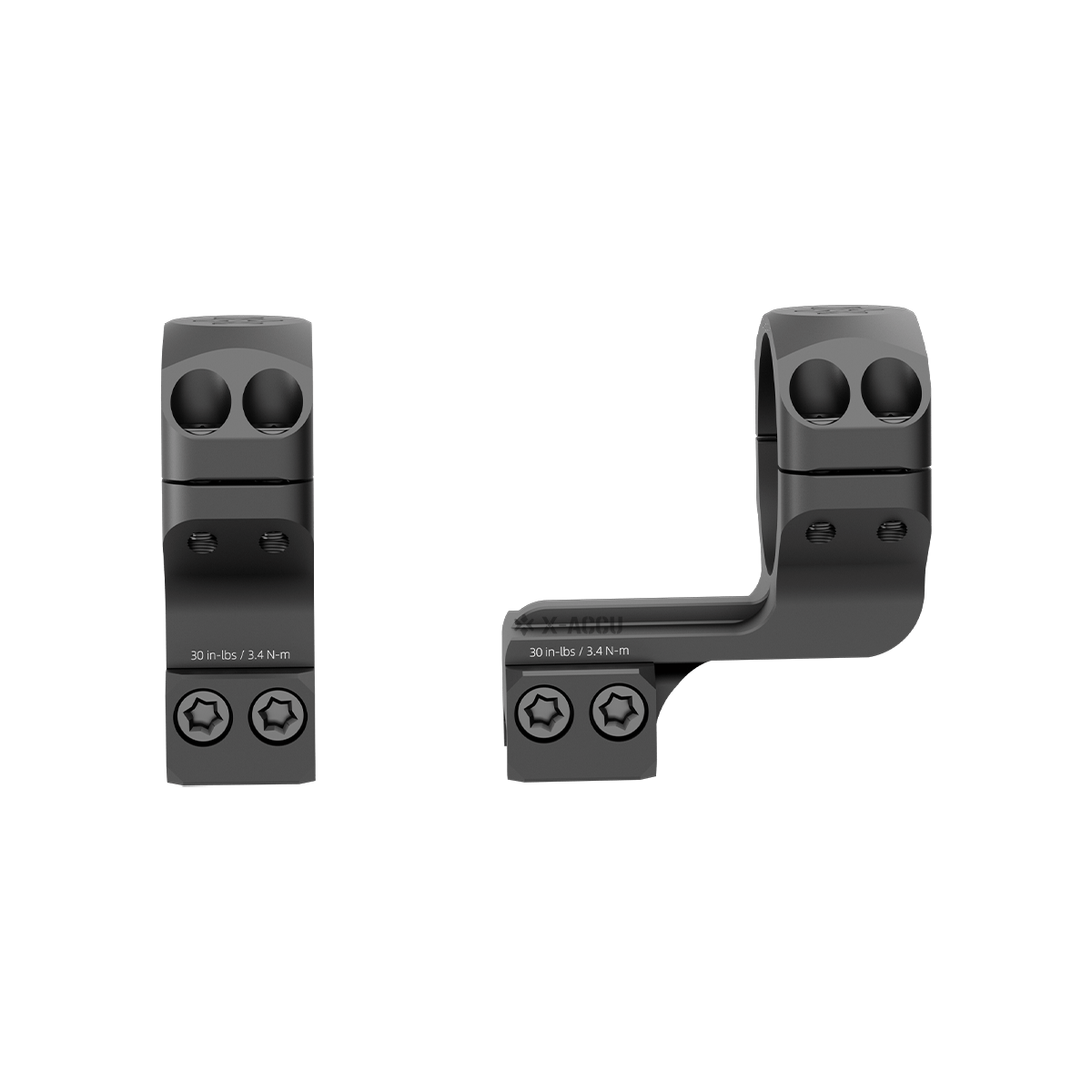 Anillos Cantilever Weaver de 30mm 1.25in
