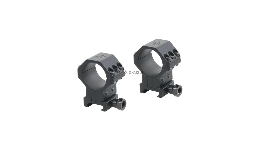 Anillas Picatinny X-ACCU 30mm Ajustable