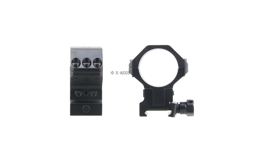 Anillas Picatinny X-ACCU 30mm Ajustable