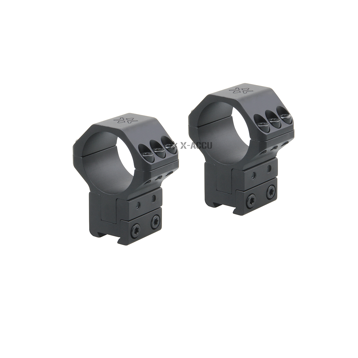 Anillos Dovetail de Elevación Ajustable X-ACCU de 30mm