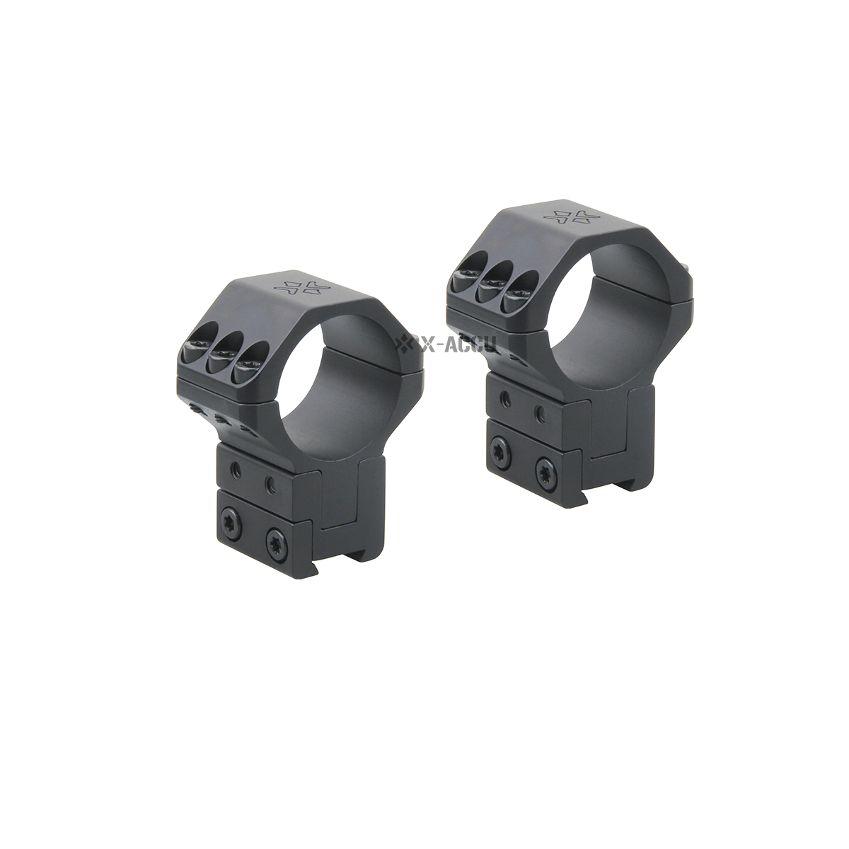 Anillos Dovetail de Elevación Ajustable X-ACCU de 30mm