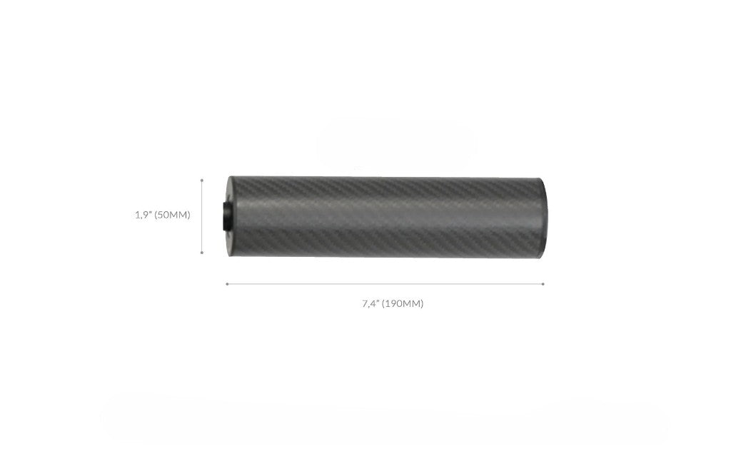 RTI  </br>  Supresor HUŠH Fibra de Carbono 50mm