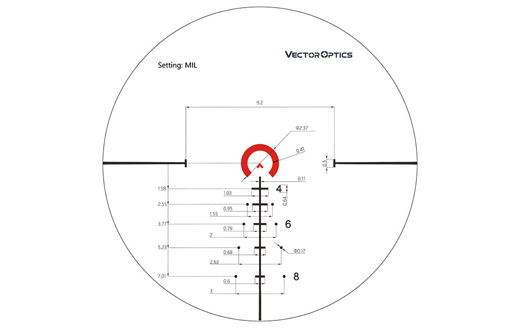 Mira Vector Optics &lt;/br&gt; Continental 1-6x28 tactical FFP &lt;/br&gt; (U$D 650)