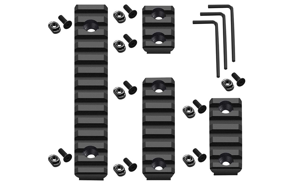 GoldCam M-lok &lt;/br&gt; Kit De Rieles de aluminio &lt;/br&gt; (U$D 32)