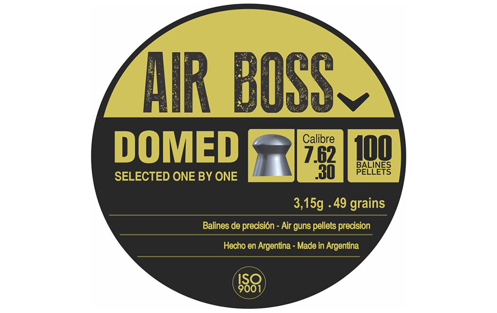 Balines  Apolo  &lt;/br&gt; Air Boss Domed 7,62 X  100  &lt;/br&gt; (U$D 6)