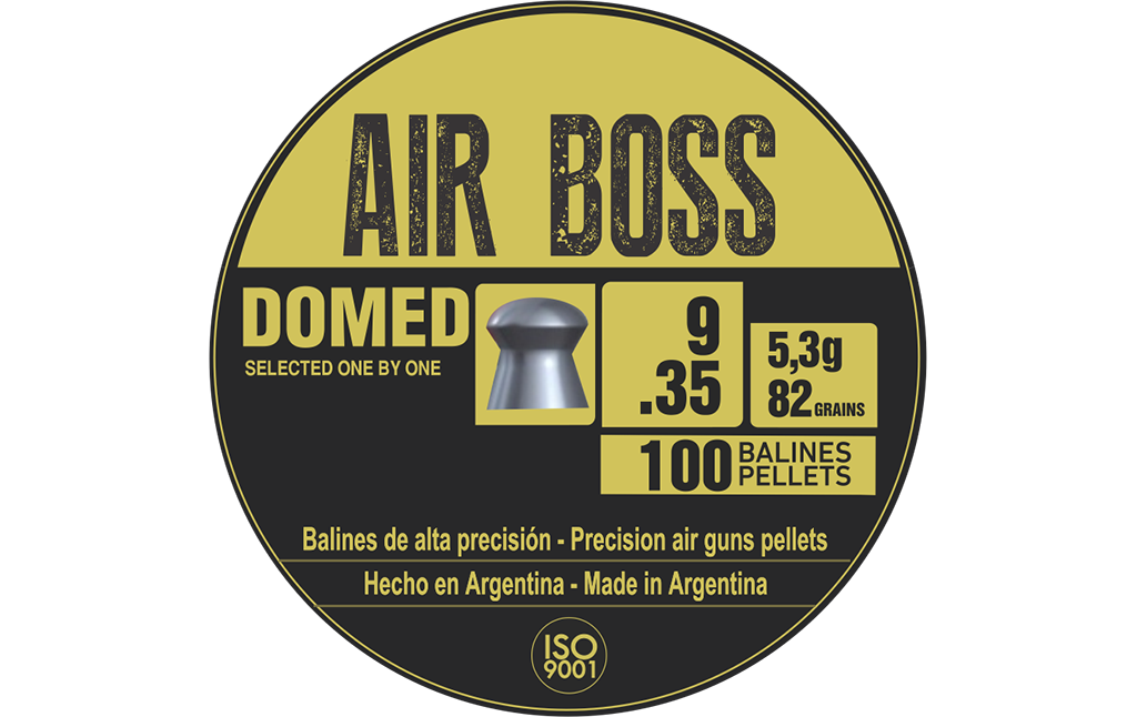 Balines Apolo &lt;/br&gt; Air Boss Domed Calibre 9mm X 100 &lt;/br&gt; (9 U$D)