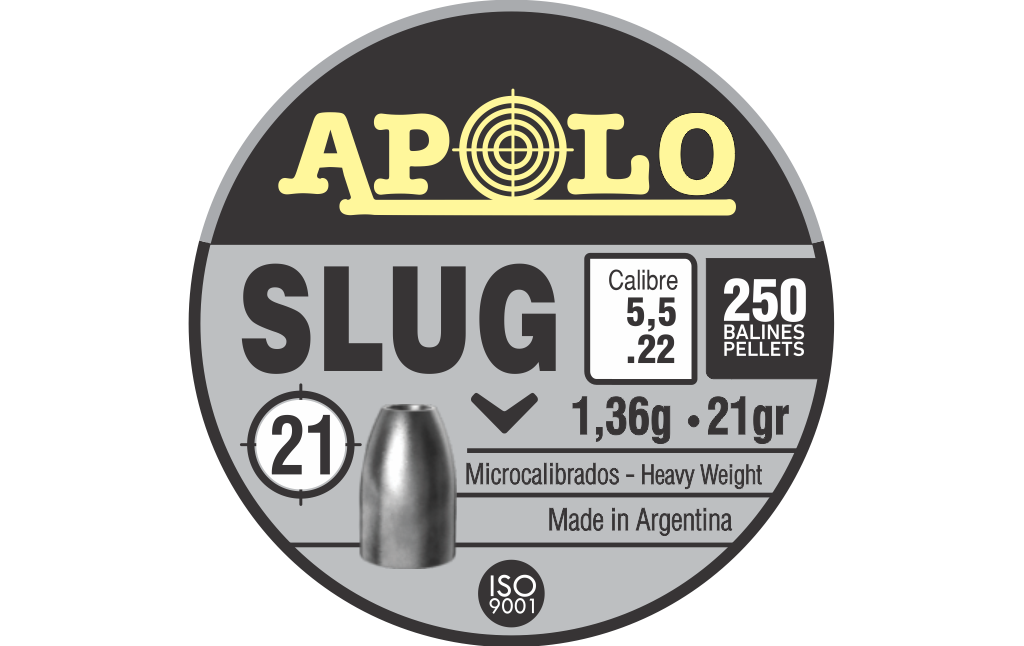 Balines  Apolo  &lt;/br&gt; Slug 5,5 X  200  &lt;/br&gt; (U$D 6)