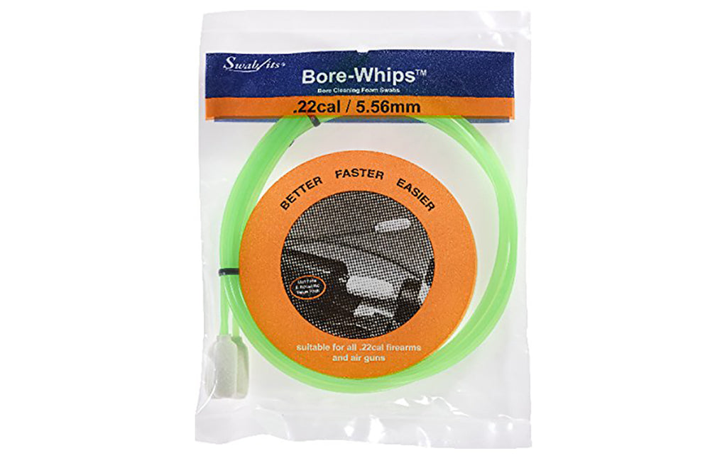 Bore Whips &lt;/br&gt;   Limpieza Armas Cal .22 (5.5MM) &lt;/br&gt; Kit 3 unidades &lt;/br&gt; (U$D 22)