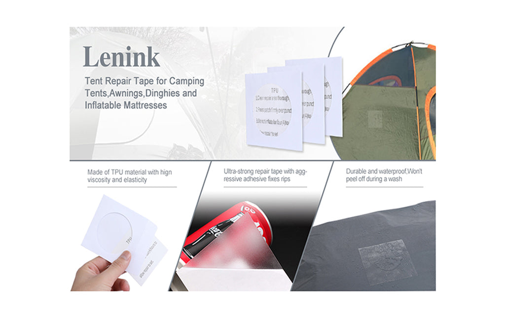 Lenink &lt;/br&gt; Cinta De Reparación 10 Unidades Transparente &lt;/br&gt; (U$D 23)