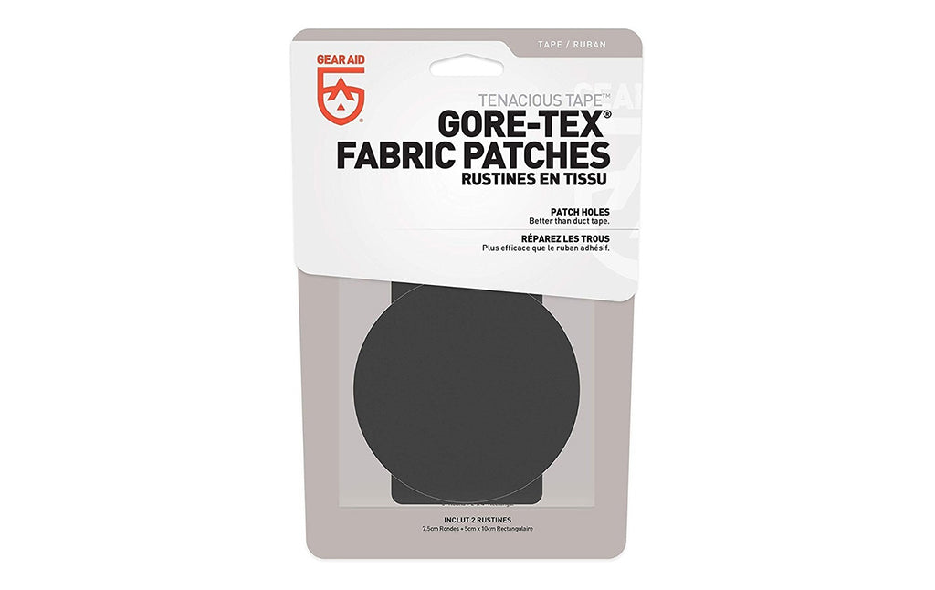 Gear Aid &lt;/br&gt; Parches gore-tex Tenacious tape negros &lt;/br&gt; (U$D 18)